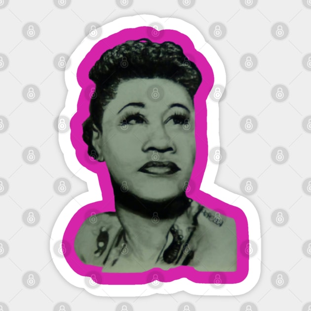 Ella Fitzgerald Sticker by Goth_ink